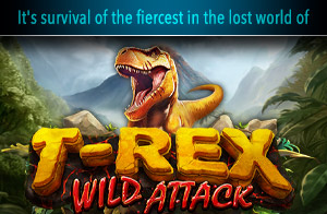 T-rex wild attack logo